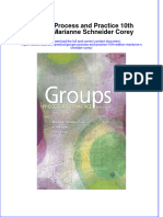 Groups Process and Practice 10Th Edition Marianne Schneider Corey Full Chapter