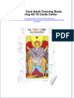 The Tarot Card Adult Coloring Book Featuring All 78 Cards Carter Ebook Full Chapter