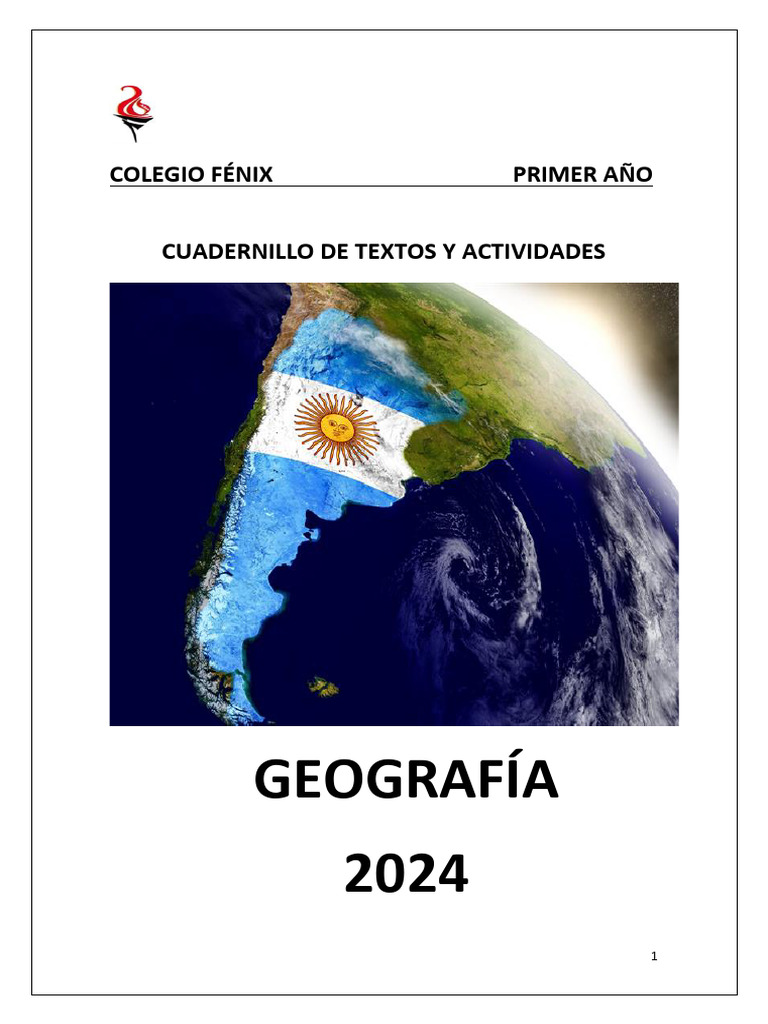 Cuadernillo de Geografía 1° Secundaria | PDF | Clima | Herida