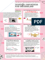 Infografía de Proceso Notas de Papel Aesthetic Rosa Blanco