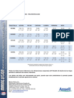 Viking Pro Sizecharts