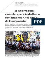 Educacao Antirracista Caminhos para Trabalhar A Tematica Nos Anos Finais Do Fundamental