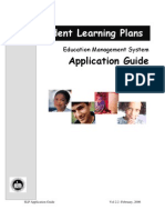 Student Learning Plans: Application Guide
