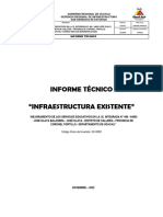 Informe Técnico - Infraestructura Existente