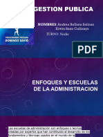 Enfoques y Escuelas Administrativas