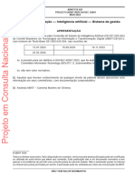 NORMA ISO 42.001 Tecnologia Da Informação - Inteligência Artificial - Sistema de Gestão Tradução ABNT