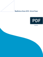 MapReduce Exam 2019 - Solved Paper