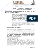 Interpongo Contradiccion y Excepcion de Litispendecia.