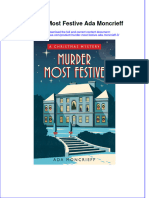 Murder Most Festive Ada Moncrieff 3 Download PDF Chapter