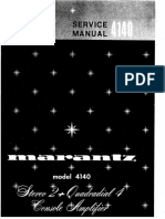 Console Amplifier Marantz 4140 Service Manual