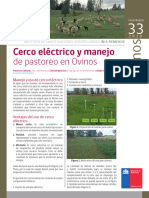 Cerco Eléctrico y Manejo: de Pastoreo en Ovinos