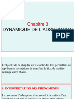 Diapositives Du Cours Adsorption Chapitre 3