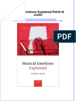 Musical Emotions Explained Patrik N Juslin Download PDF Chapter