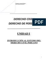 LECCION Nro. 01 - Nociones Generales Sobre El Derecho Civil - Derecho Publico y Privado.