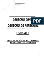 LECCION Nro. 02 - Titulo Preliminar Del Codigo Civil - Análisis y Comentarios Del Artículo I Del Título Preliminar.