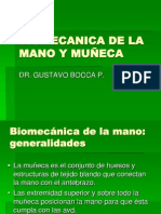 Biomecanica de La Mano y Muñeca