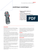 Pince Ampèremétrique Numérique multipolaire-MMC850 - DS - FR - V05