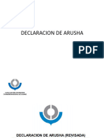 Declaracion de Arusha