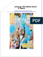 Social Psychology 12Th Edition David G Myers Full Download Chapter