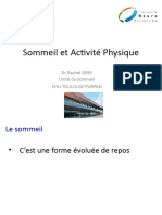 UE 16 - Sommeil Et Activité Physique - DIAPO
