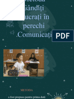 Metoda Ganditi-Lucrati in Perechi-Comunicati