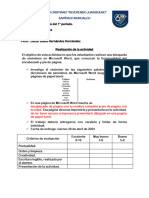 5° Grado Actividad Integradora