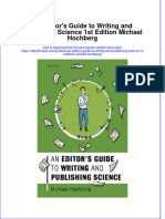 An Editors Guide To Writing and Publishing Science 1St Edition Michael Hochberg Full Chapter
