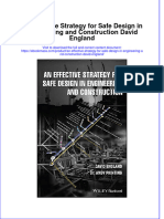 An Effective Strategy For Safe Design in Engineering and Construction David England Full Chapter