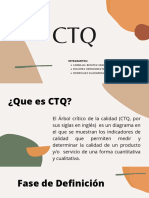 CTQ, SIPOC Y VSM