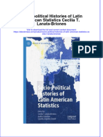 Socio Political Histories of Latin American Statistics Cecilia T Lanata Briones Full Download Chapter