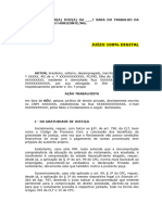 Petição Inicial Reversão de Justa causa