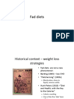 FDSC10010 - Fad Diets - Slides