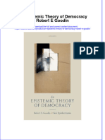 An Epistemic Theory of Democracy Robert E Goodin Full Chapter