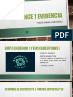 Avance 1 Evid EMPRENDEDOR Y LA INNOVACION