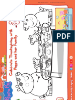 Peppa Pig Thanksgiving Activity Pack