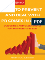 How To Prevent and Deal With PR Crises in China