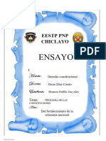 Ensayo Derecho Constitucional