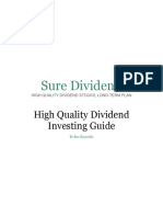 High Quality Dividend Investing Guide Ebook
