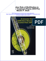 An Innovative Role of Biofiltration in Wastewater Treatment Plants Wwtps Maulin P Shah Full Chapter