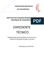 EXP. TECNICO MR. ACCESOS A LA CIUDAD DE CHACHAPOYAS - R