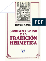 Giordano Bruno y La Tradicion Hermética - Frances Amelia Yates