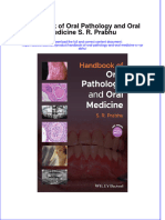 Handbook Of Oral Pathology And Oral Medicine S R Prabhu full chapter