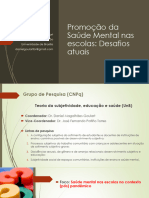 Promoção Da Saúde Mental Nas Escolas