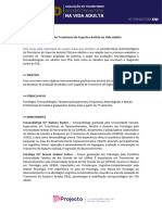 Programa Curso EAD Avaliação Do Transtorno Do Espectro Autista Na Vida Adulta