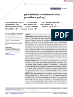 Journal of Surgical Oncology - 2023 - Cevolani - Aneurysmal Bone Cyst Is Selective Arterial Embolization Effective As