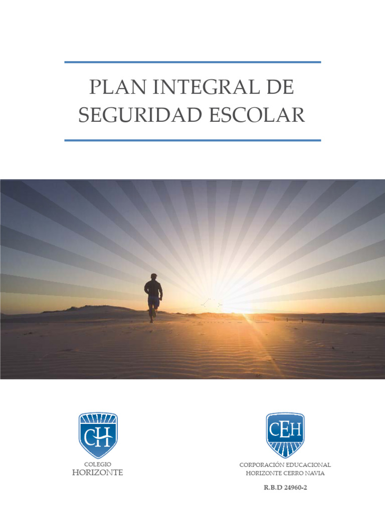 Plan de Seguridad Escolar Integral | PDF | Primeros auxilios | Ambulancia