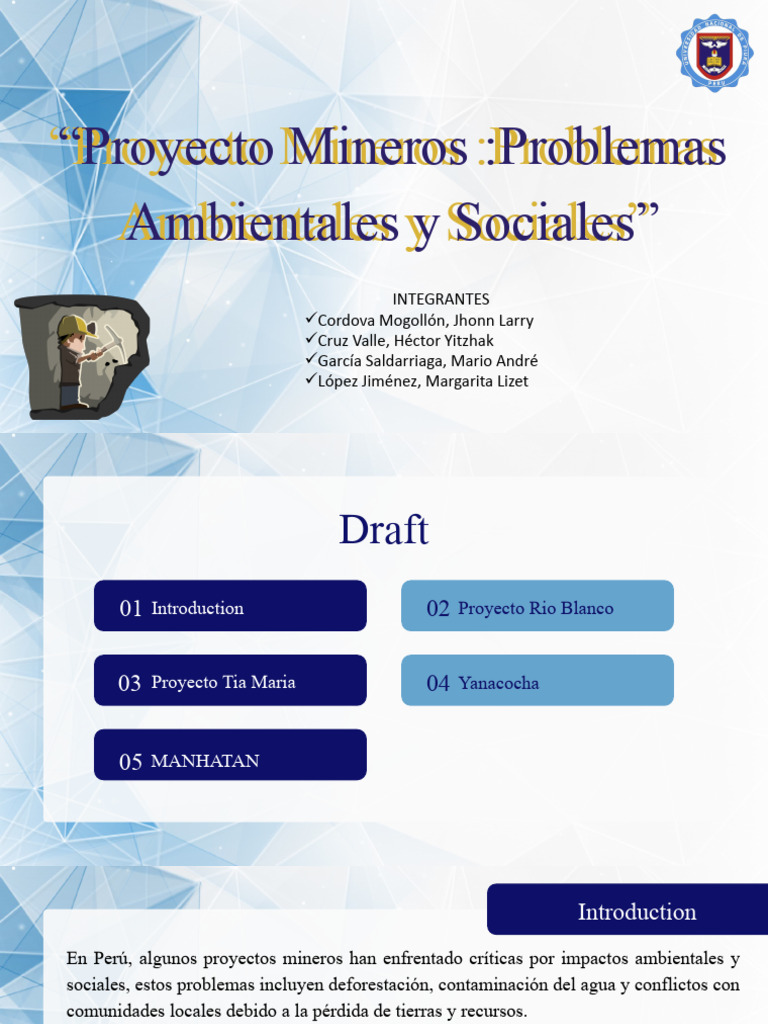 Problemas Sociales y Ambientales en Minería | PDF | Minería | Ciencias ...