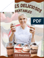 03 Recetas de Postres en Vasos