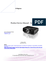 BENQ W7000 Projector Level 2 Service Manual