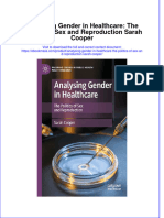 Analysing Gender in Healthcare The Politics of Sex and Reproduction Sarah Cooper Full Chapter